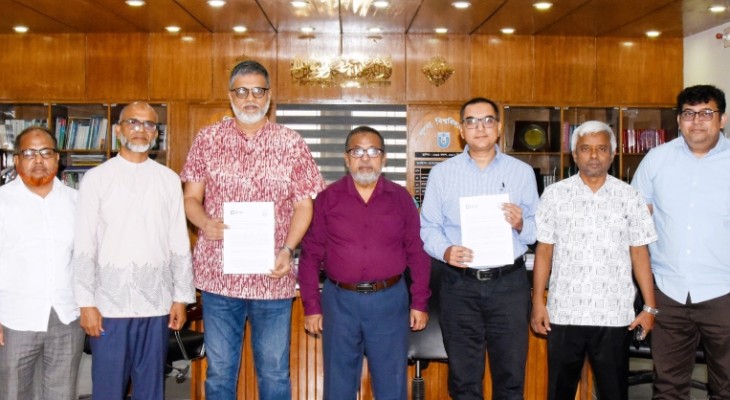 জলবায়ু-সহনশীল প্রযুক্তি উন্নয়নে খুবি ও ব্র্যাকের এমওইউ